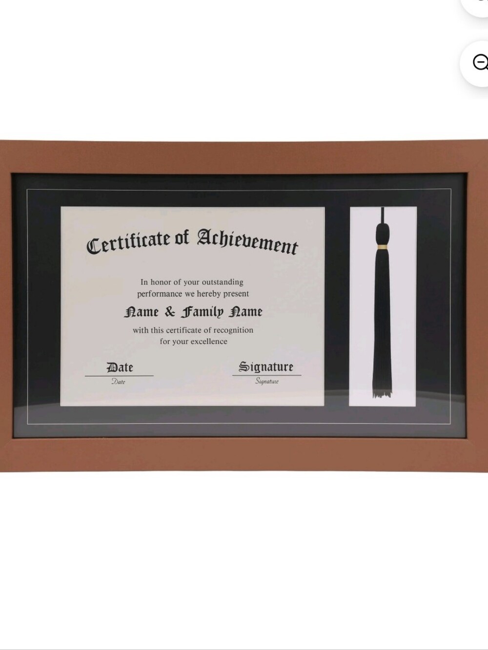 Diploma Frame with Tassel Holder, 11" x 8.5", Graduation by Way To Celebrate